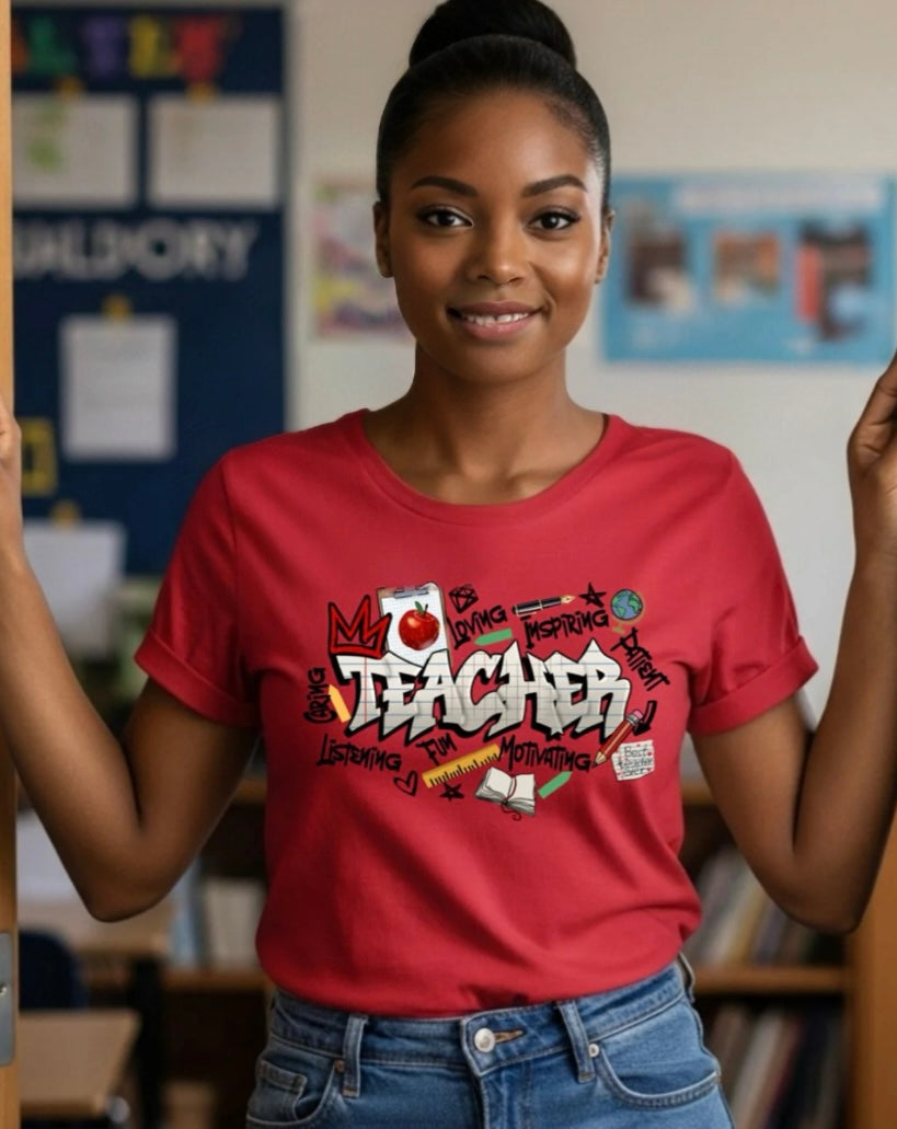 Teacher Graffiti Shirt