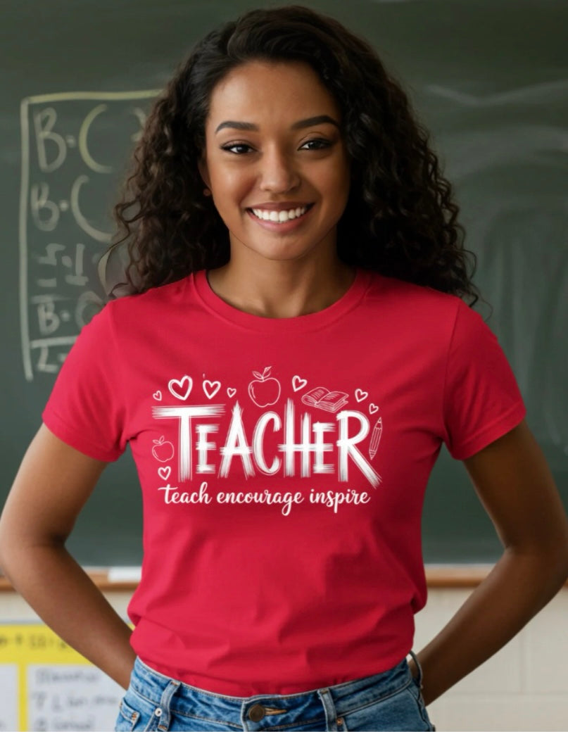 Teacher (Teach, Encourage, Inspire) Shirt